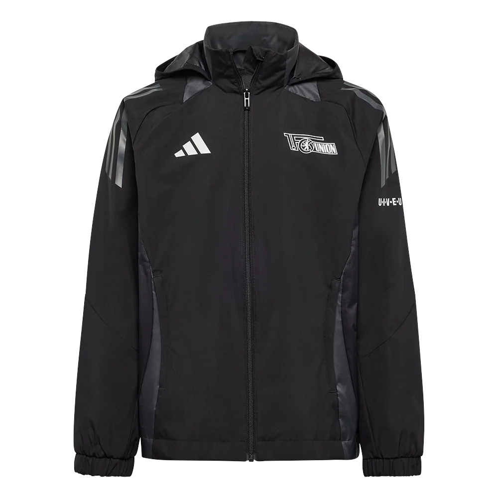 adidas Kinder Allwetterjacke - schwarz 24/25