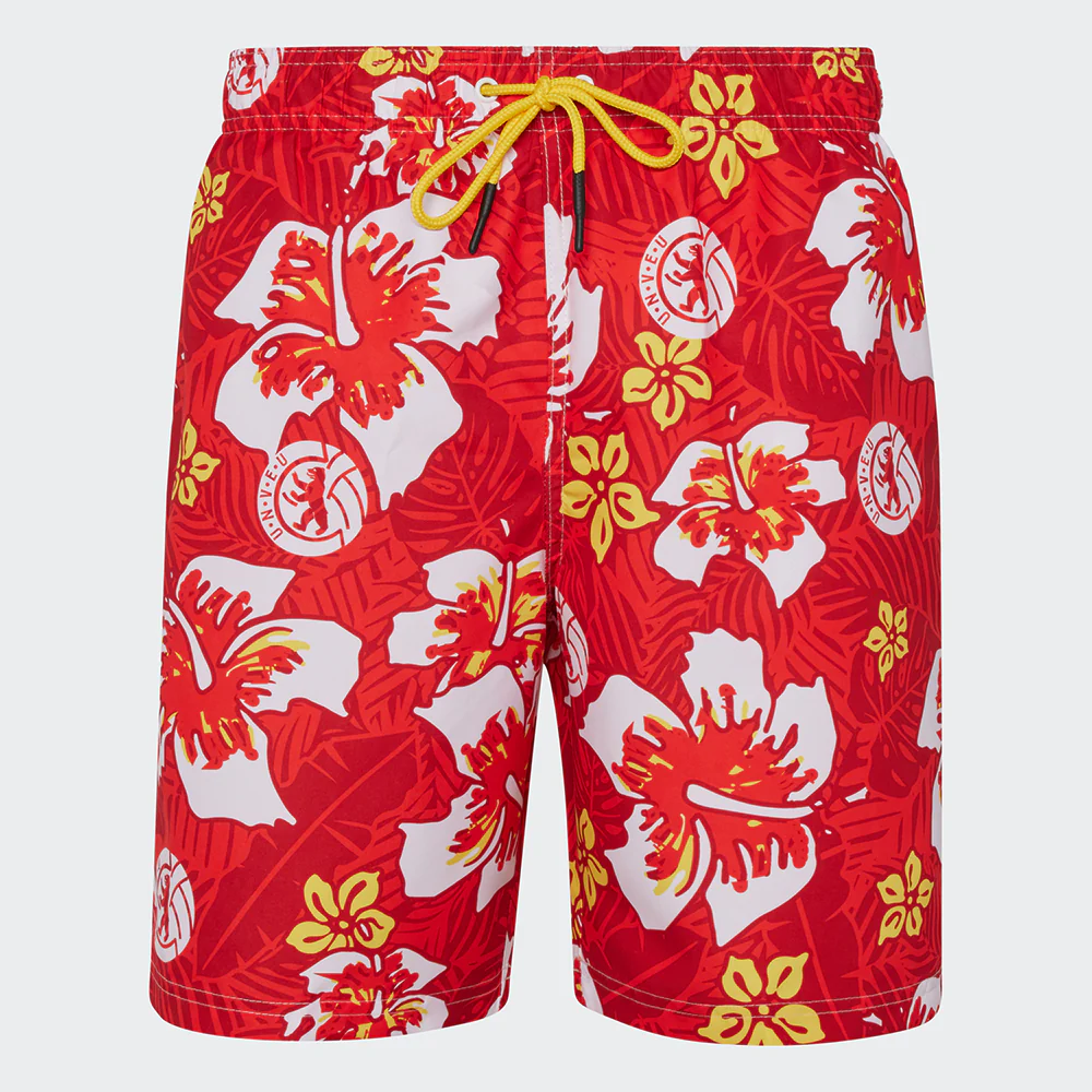 Badehose Hawaii - rot/bunt - Image 3