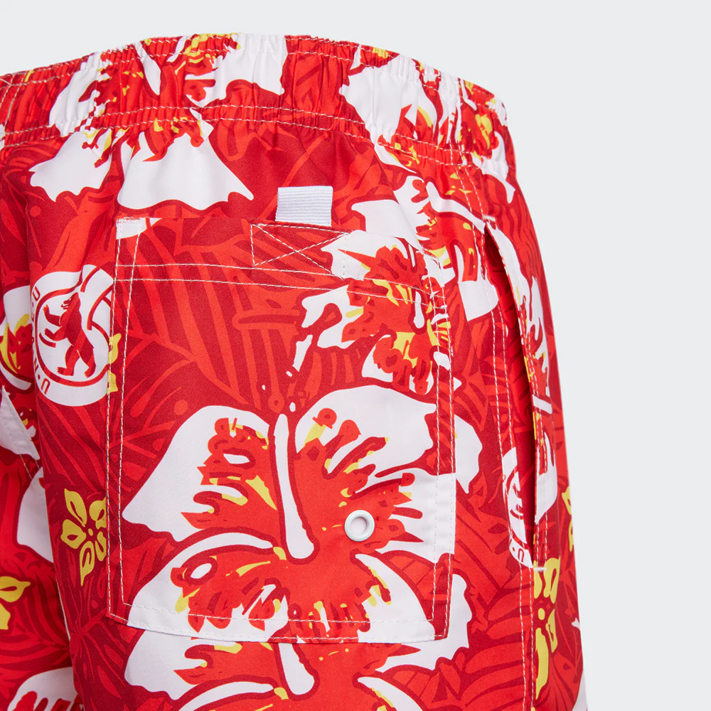 Badehose Hawaii - rot/bunt - Image 4