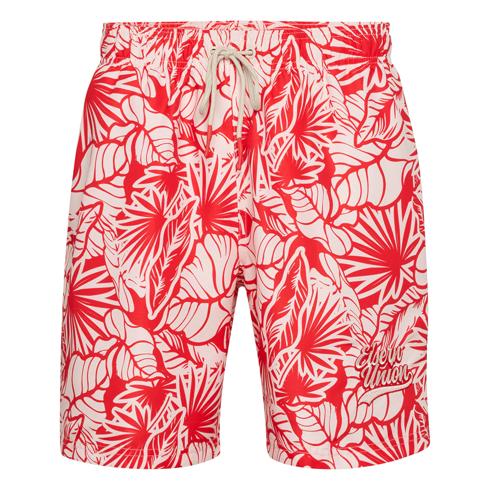 Badehose Hawaii - rot/weiß - Image 3