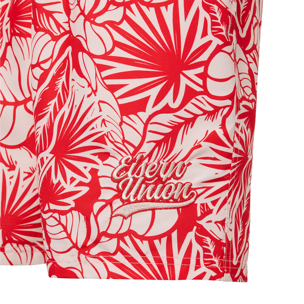 Badehose Hawaii - rot/weiß - Image 4