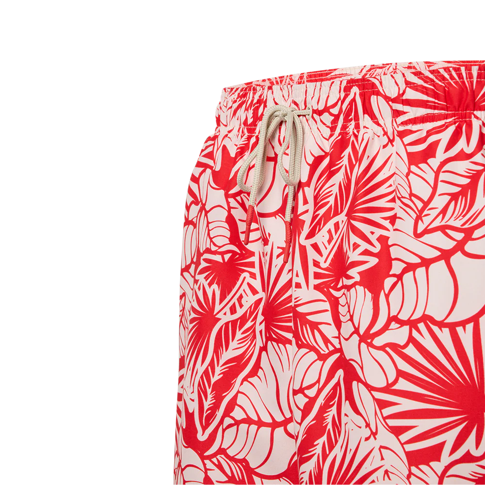 Badehose Hawaii - rot/weiß - Image 6