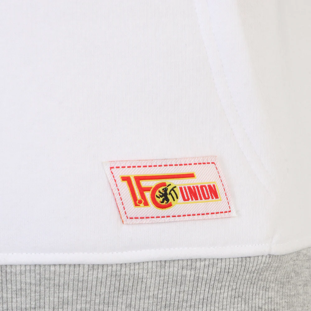 Frauen Kapuzenpullover Union Signature - weiß/grau - Image 3