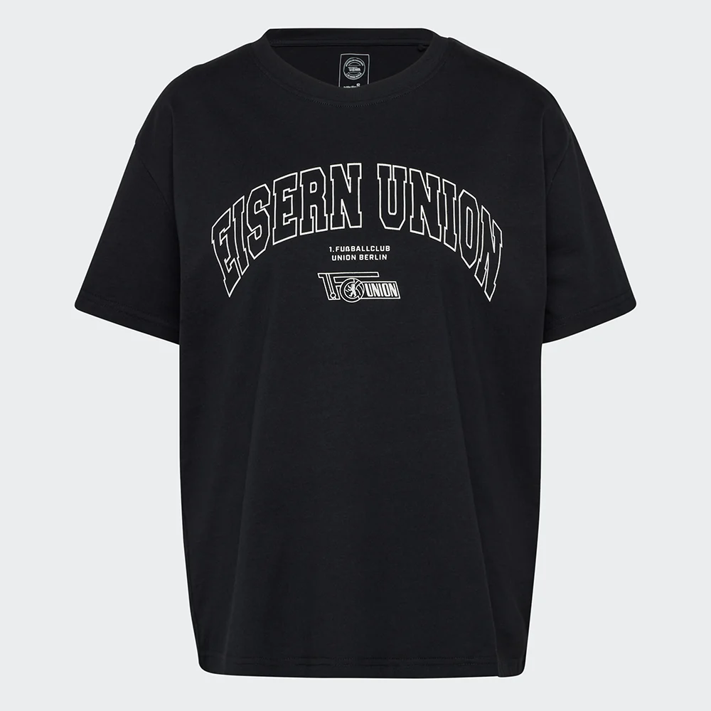 Frauen Oversize T-Shirt Eisern Union - schwarz