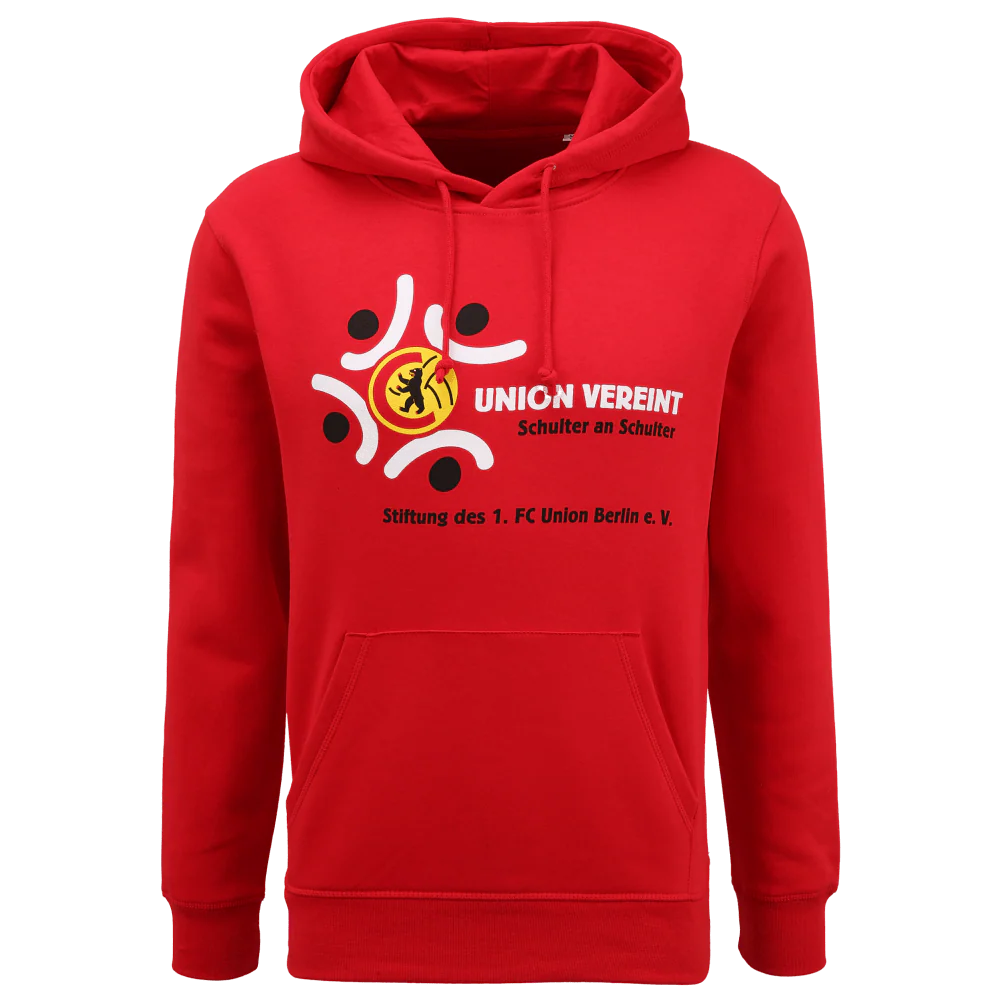 Hoodie Union Vereint - rot
