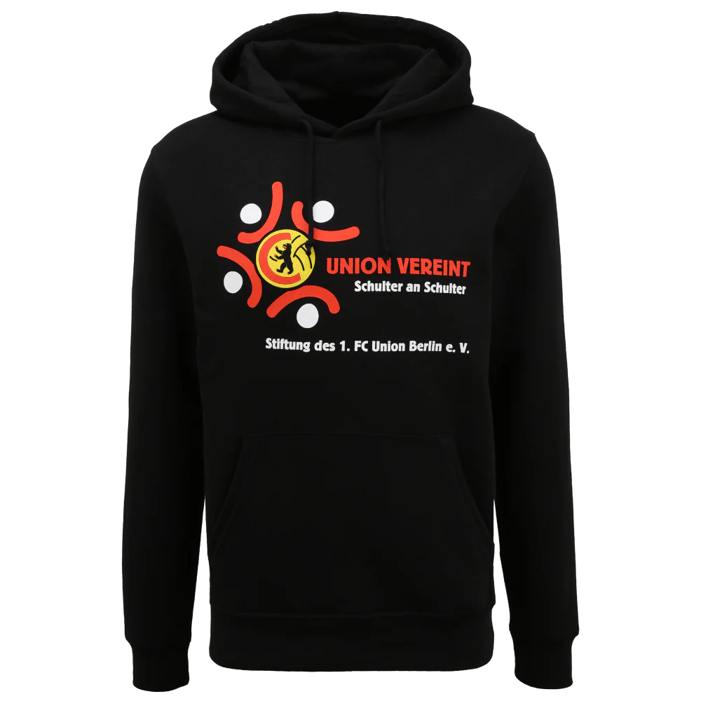 Hoodie Union Vereint - schwarz