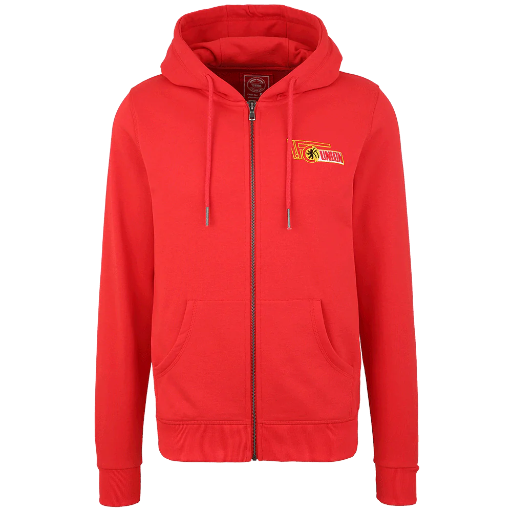 Kapuzenjacke Logo - rot