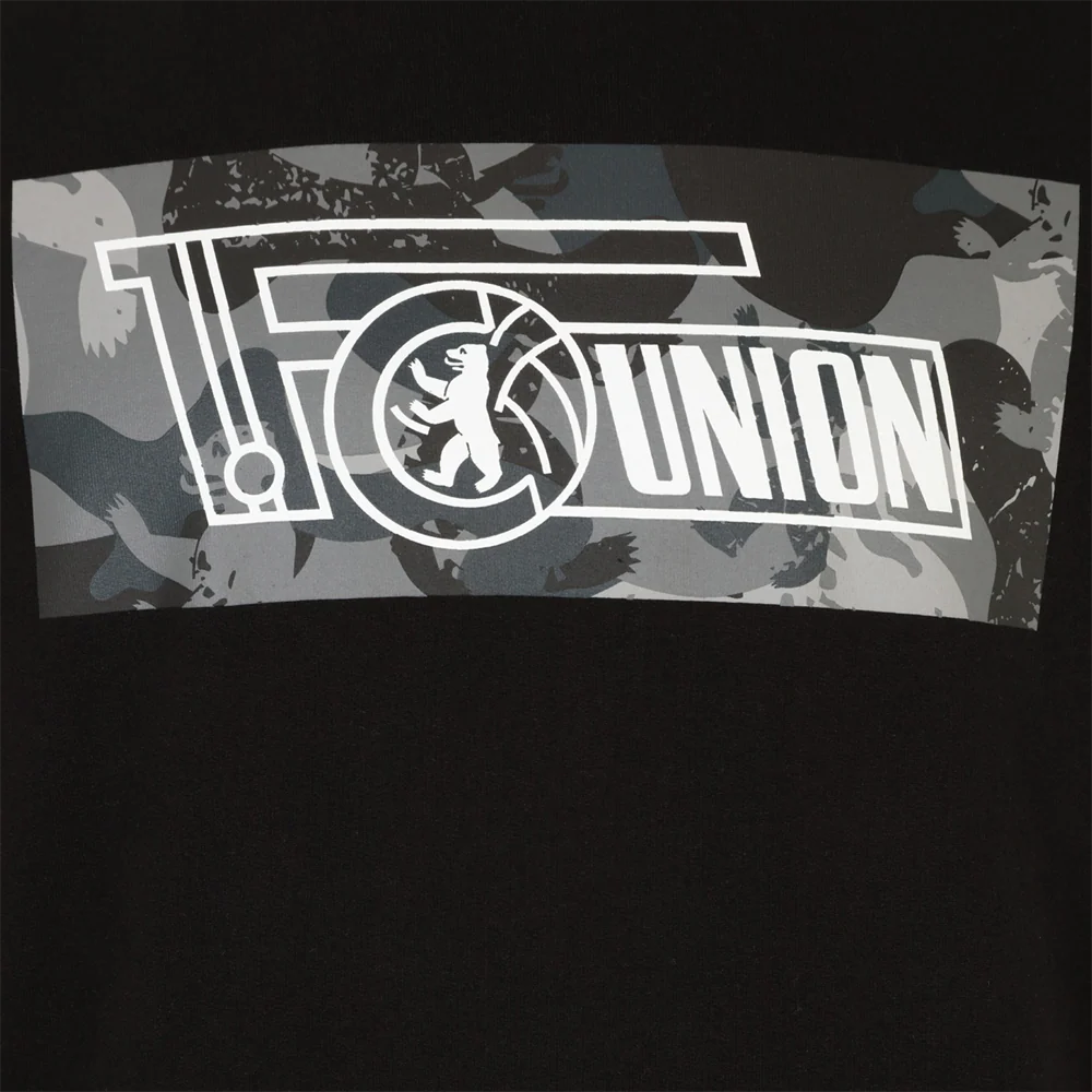 Kapuzenpullover camouflage Logo - schwarz - Image 3