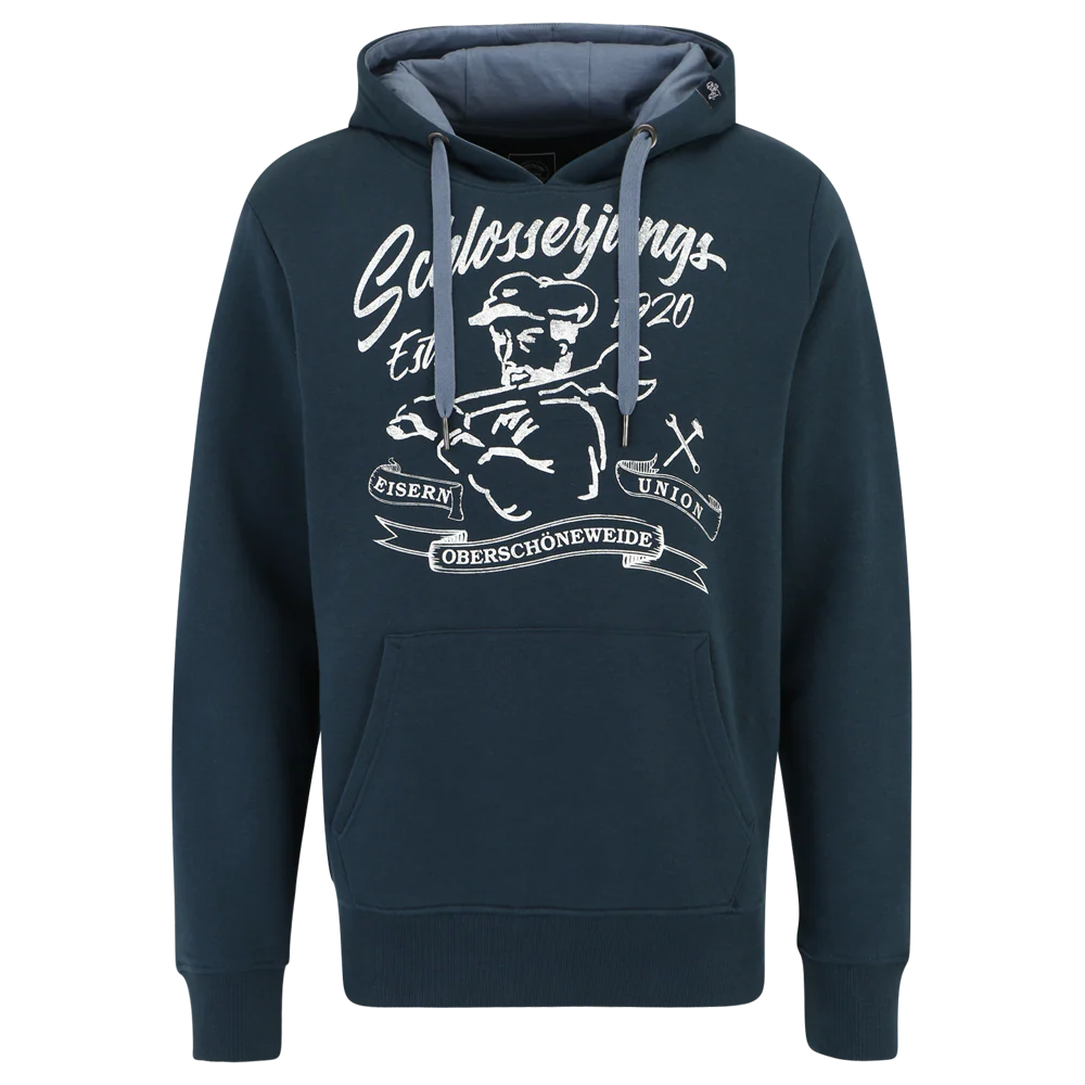 Kapuzenpullover Schlosserjungs 1920 - blau