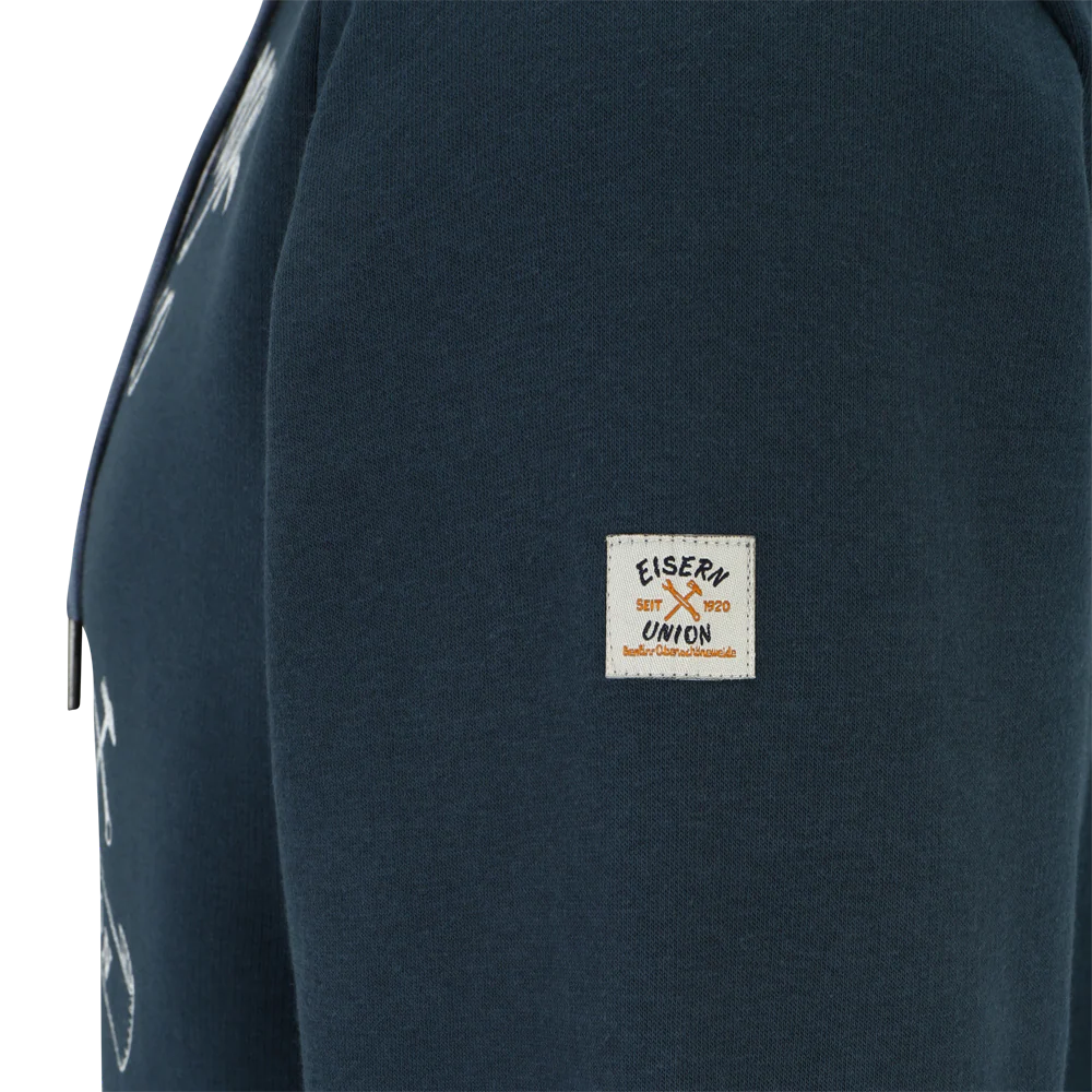 Kapuzenpullover Schlosserjungs 1920 - blau - Image 3