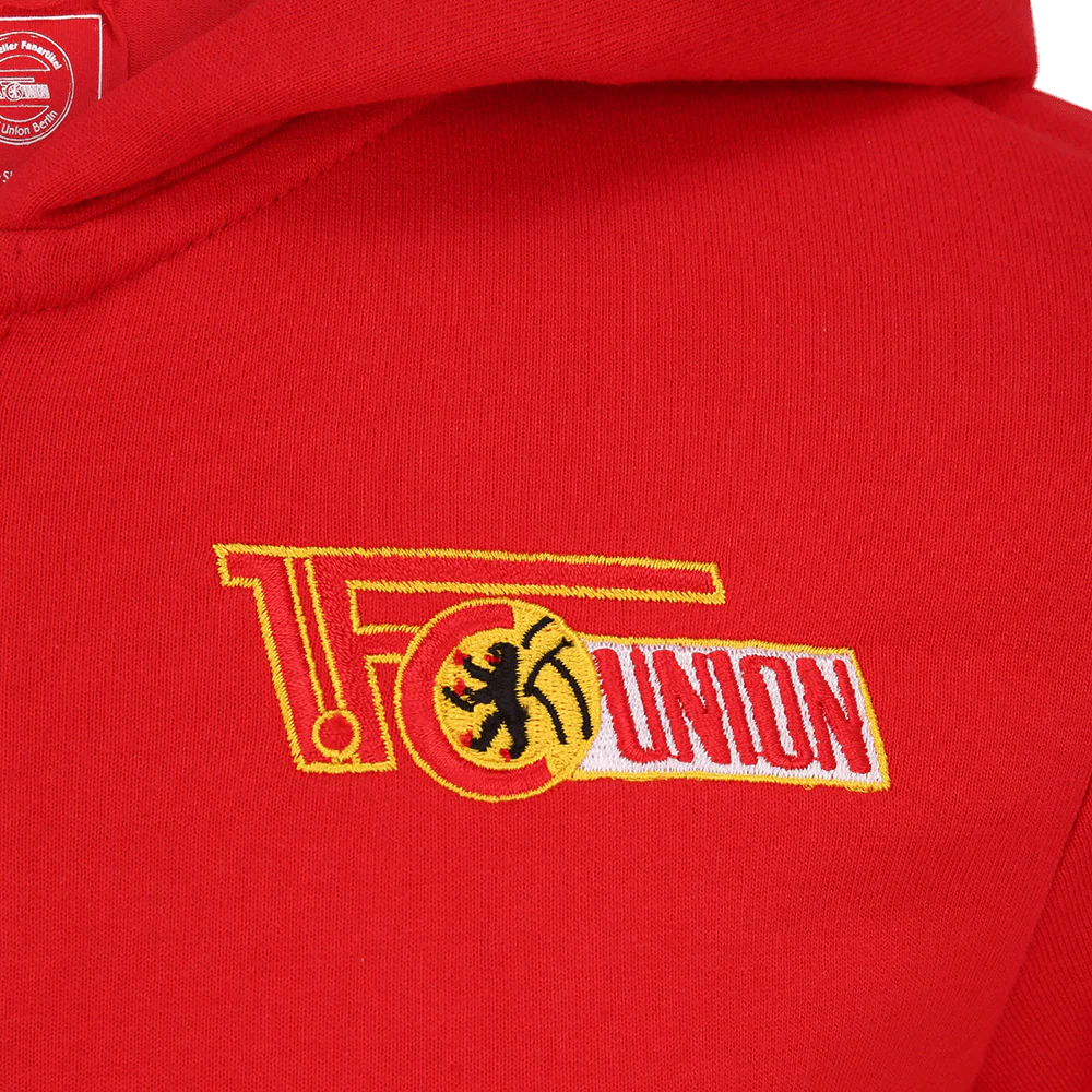 Kinder Kapuzenjacke Logo - rot - Image 2
