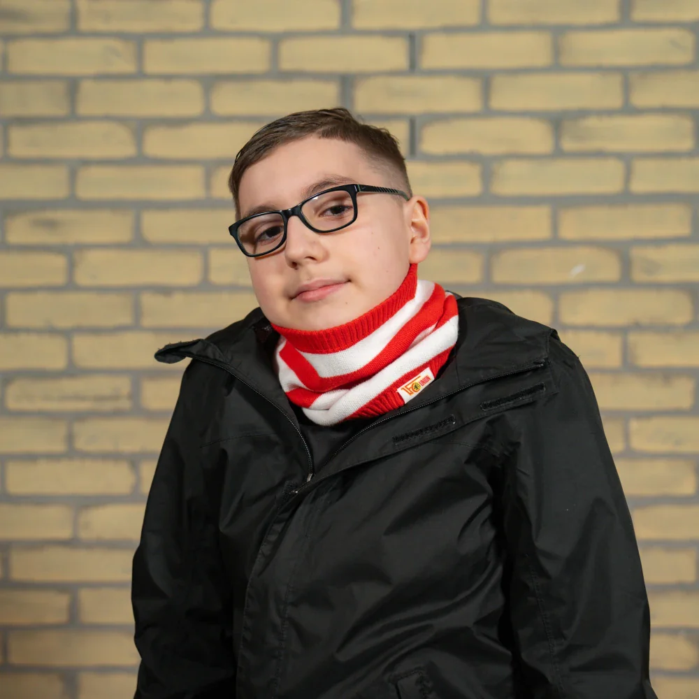 Kinder Schal Blockstreifen Loop - Image 2