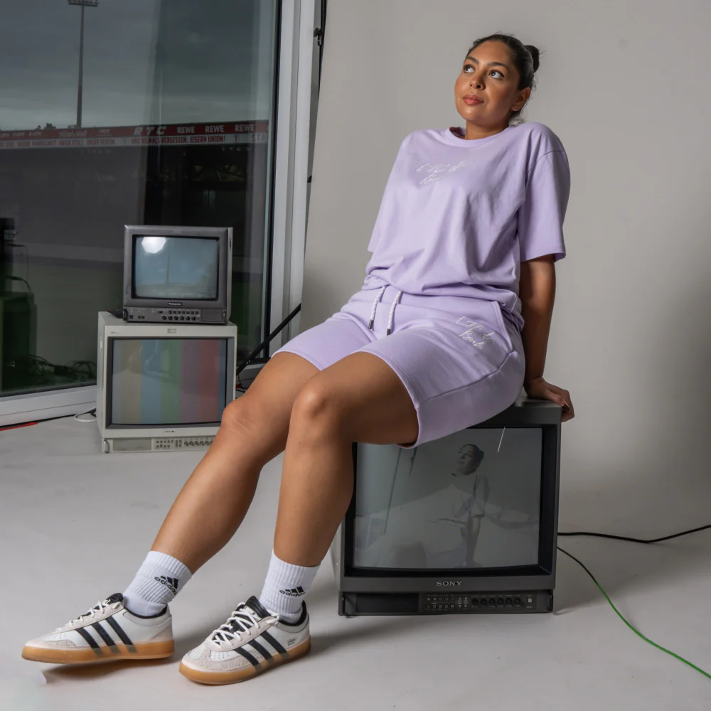 Oversized Shirt Pastell - lila