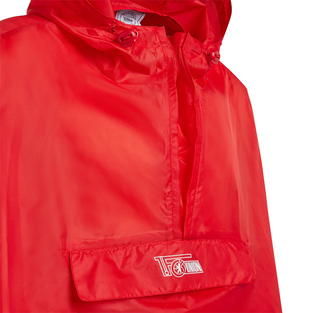 Regenponcho Eisern Union - rot - Image 3