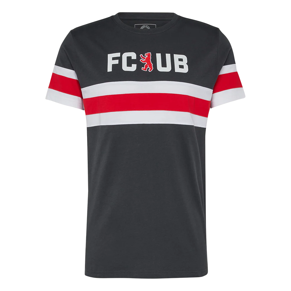 T-Shirt FCUB BĂ€r - grau
