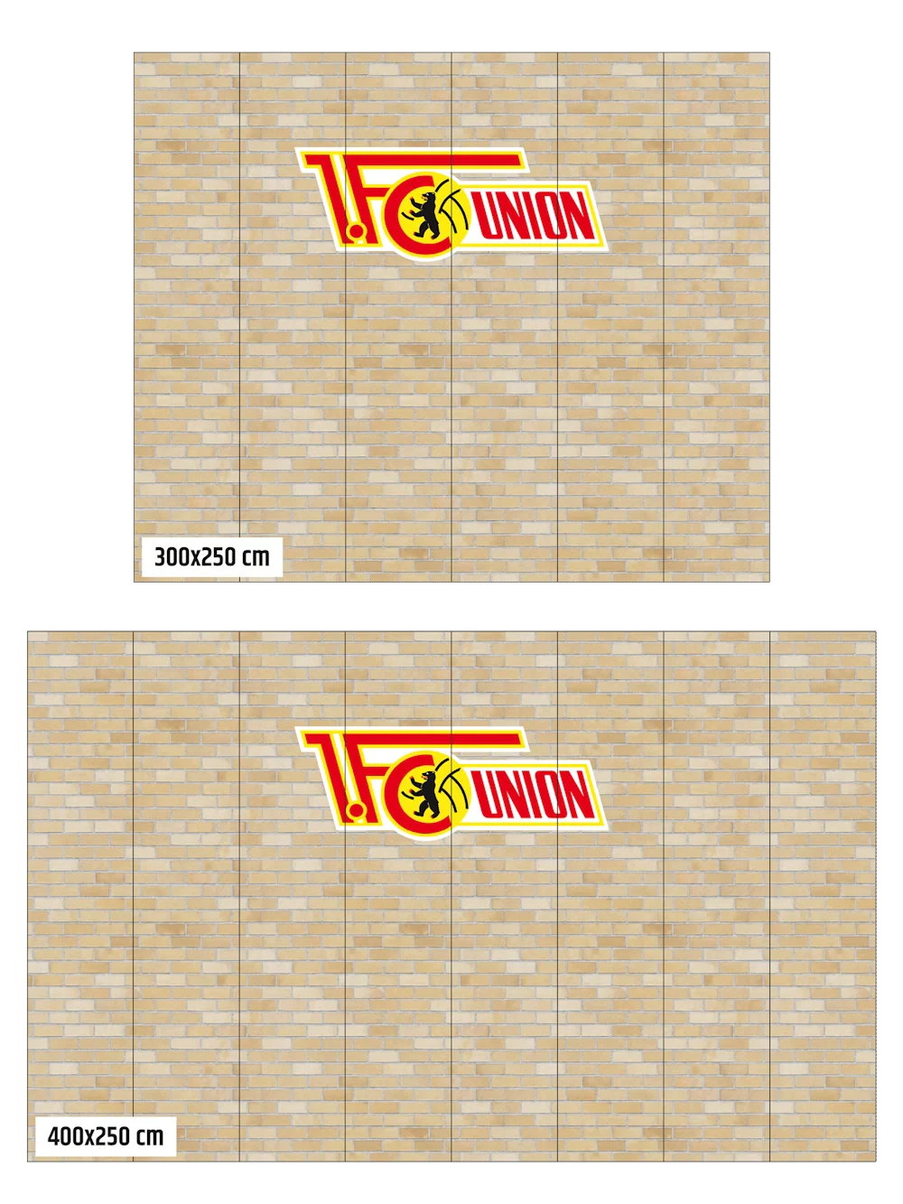 Wandtapete Stadionklinker - 3 x 2,5 m - Image 5